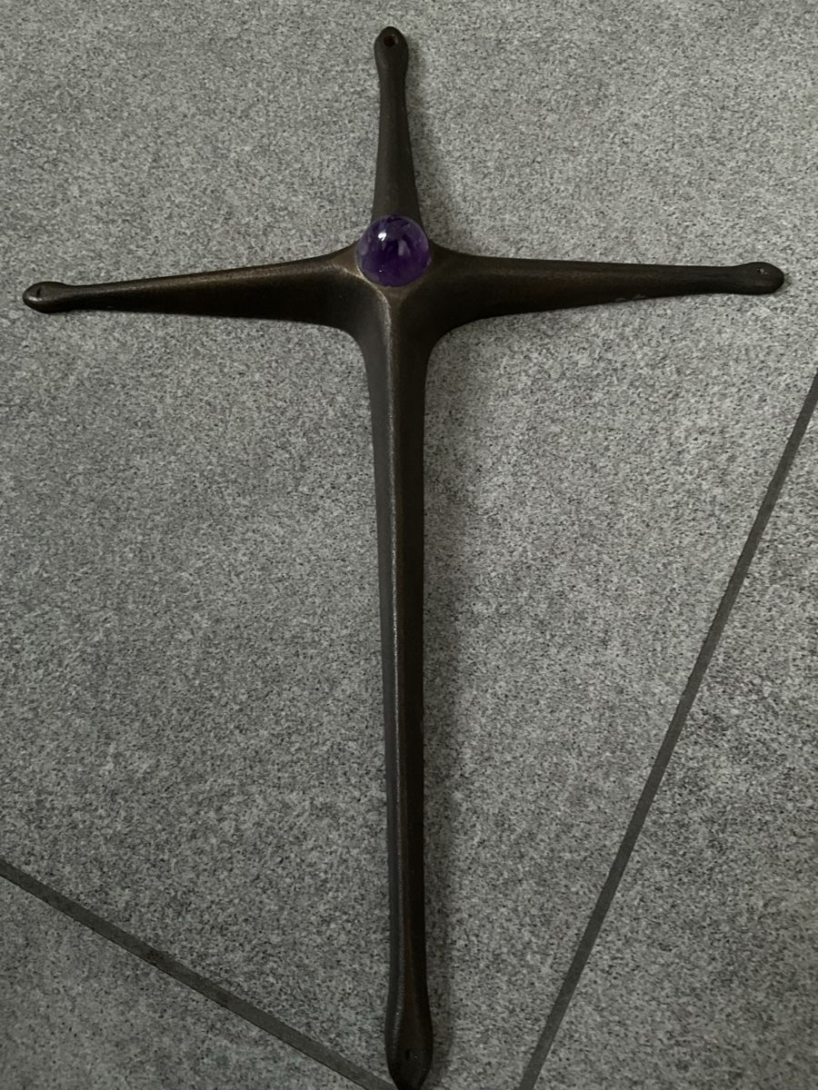 Tutte le decorazioni: Antike Wandkreuz Metall mit Edelstein – Nuovo (secondo la descrizione) da möhlin venduto da Suter1234 2
