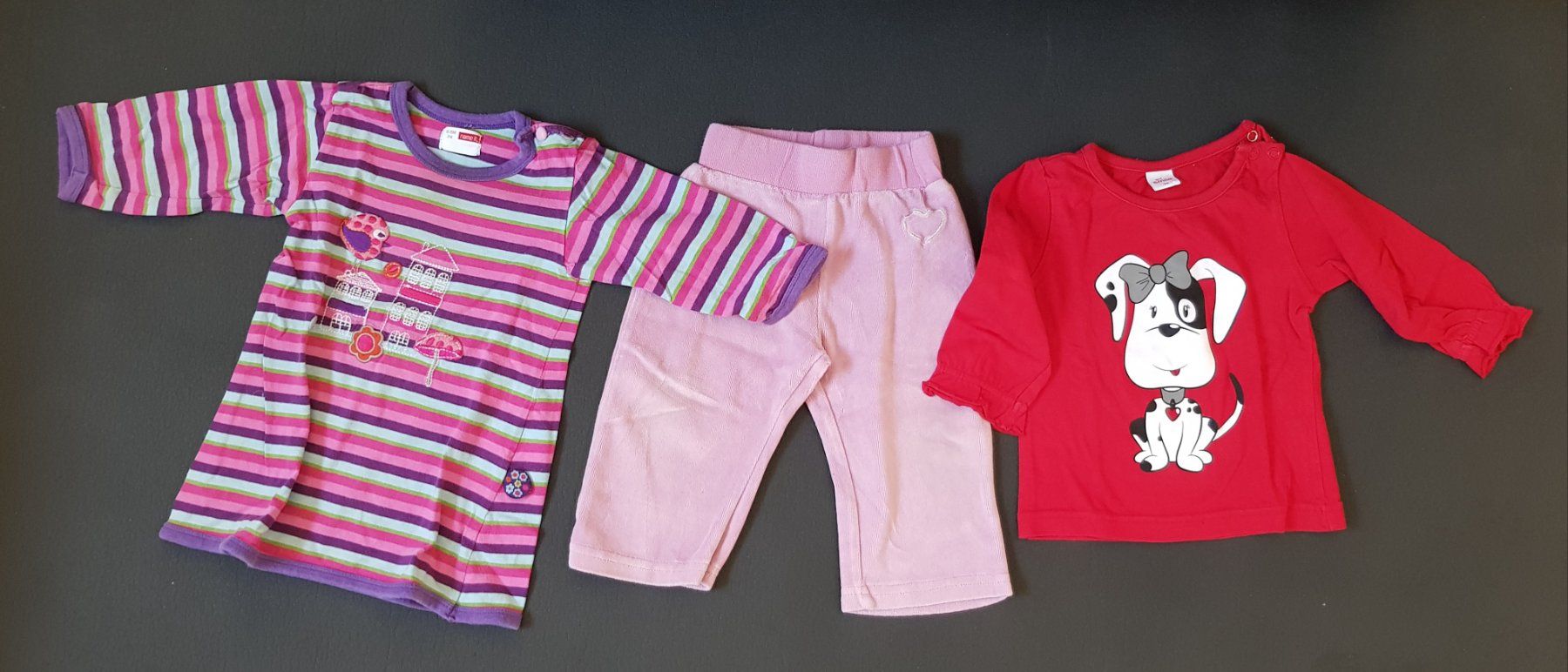 Lotti & Set di vestiti: 2 Langarmshirt und 1 Hose Gr.74 – Usato da Staffelbach venduto da Frisco77