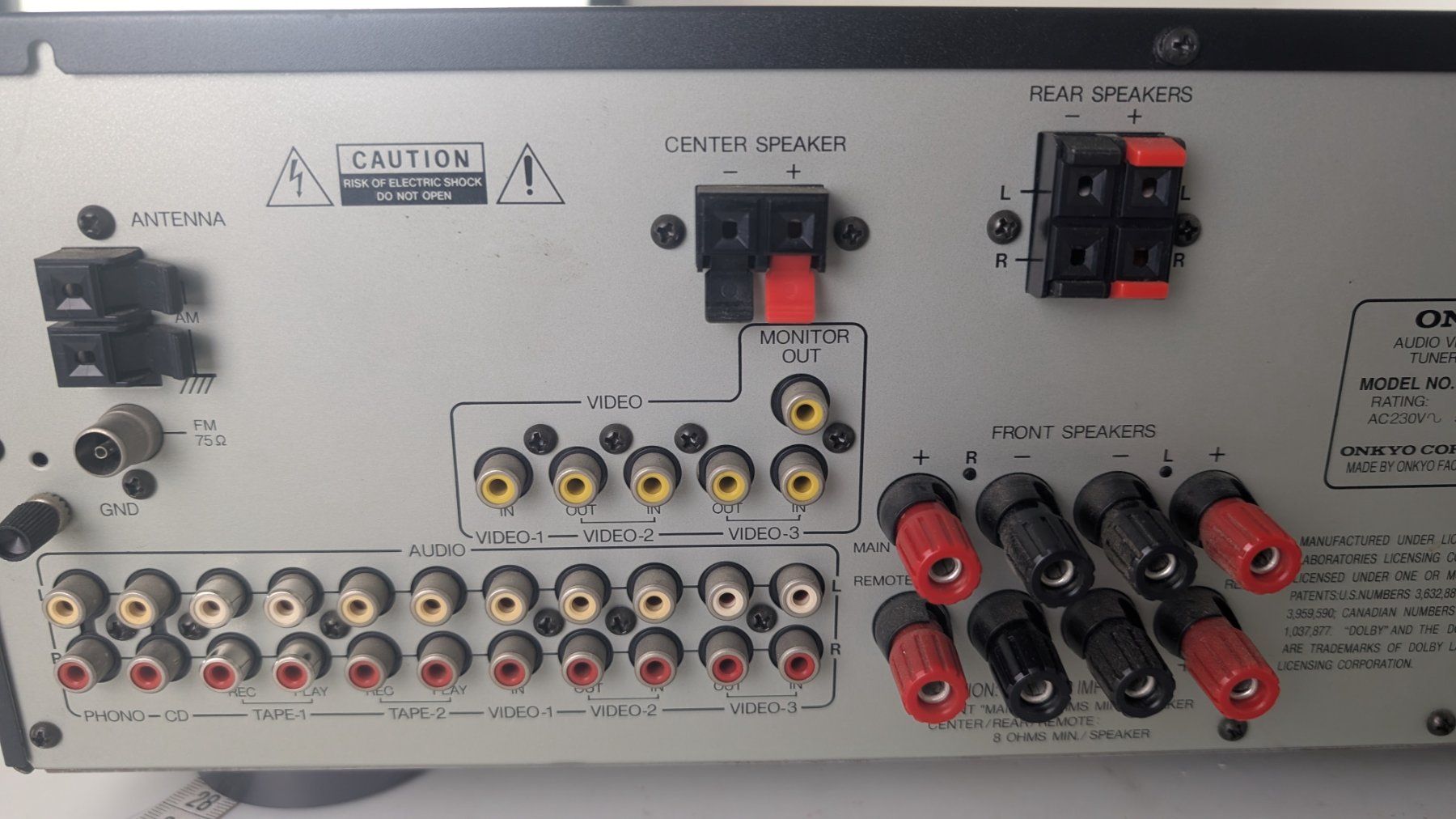 Onkyo Receiver: Onkyo TX-SV9041 Stereo/Dolby Surround Receiver – Gebraucht aus Zürich von axolottchen 8