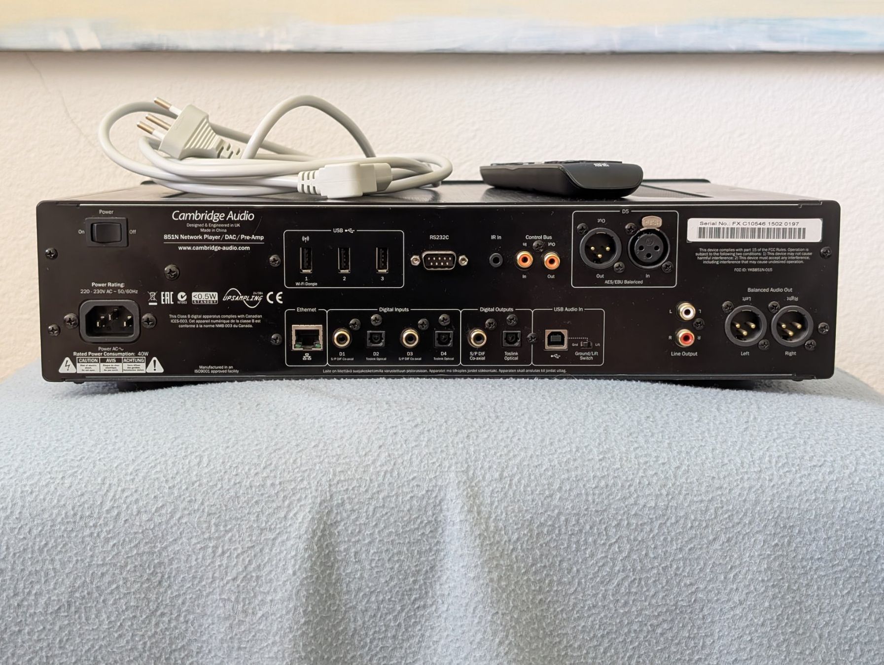 Cambridge Audio Lettore multimediale & Streamer: Cambridge Audio Azur 851N Network Player DAC Pre-Amp – Usato da Bottmingen venduto da stko01 1