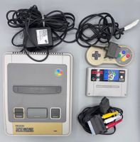 Nintendo SNES Konsole PAL + Super Mario World Komplettset