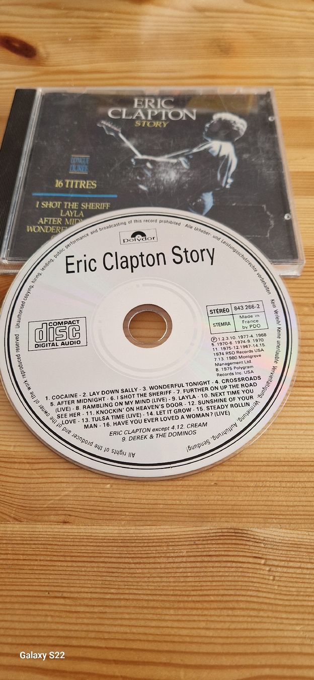 CD: Eric Clapton – Story – Usato da Yvonand venduto da CD-KINGDOM