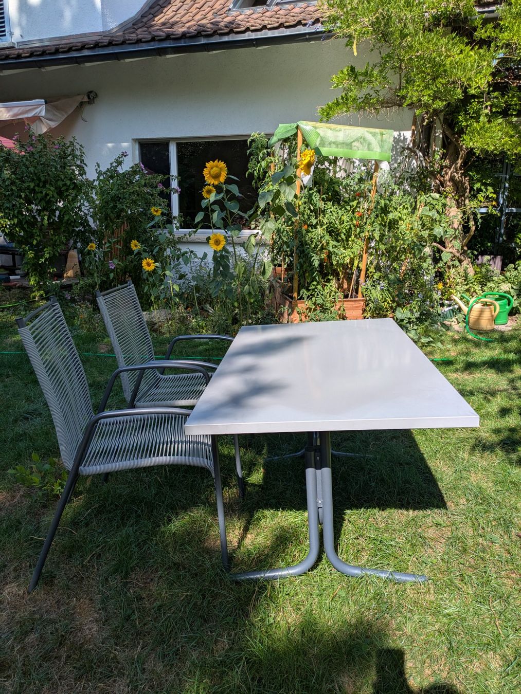 Schaffner Tavoli: Schaffner Metalltisch 80 x 140 – Usato da Meilen venduto da Pubertier68