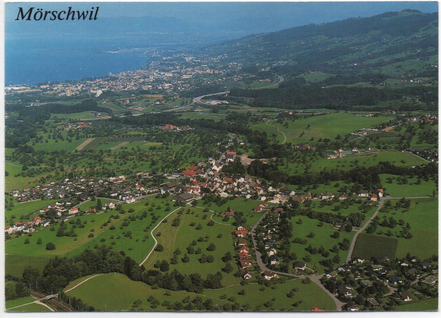 Cartoline postali: MÖRSCHWIL SG Flugaufnahme – Nuovo (secondo la descrizione) da Jona venduto da philajona