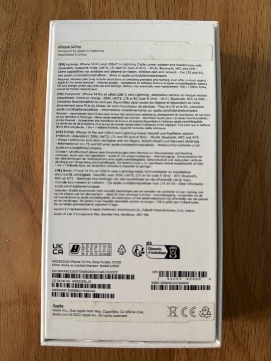Apple Handys / Smartphones: iPhone 14 Pro – Gebraucht aus Sion von leo_ww9t