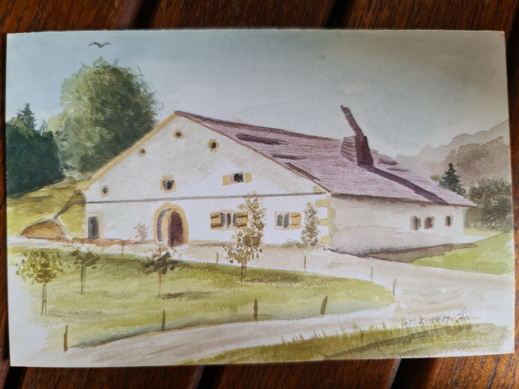 Cartoline postali: Ansichtskarte Frelichtmuseum Ballenberg – Usato da Dintikon venduto da Vexi