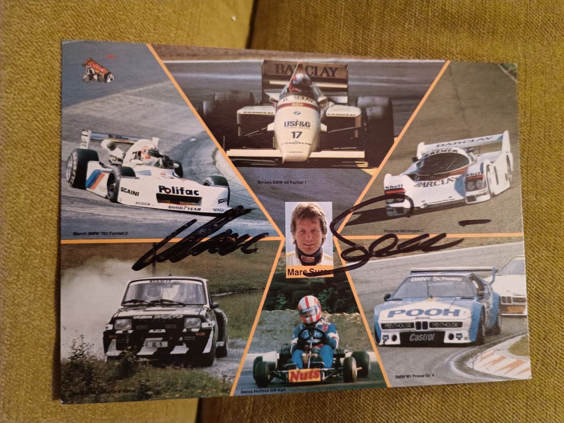 Autografi: Marc Surer - Formel 1 – Usato da Menziken venduto da Autogramme