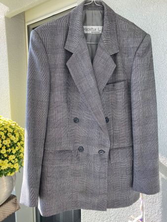 Exclusiver gefütterter Blazer/Glencheck/Gr.42/chem.gereinigt