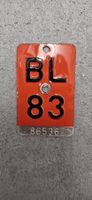 Velonummer BL 83