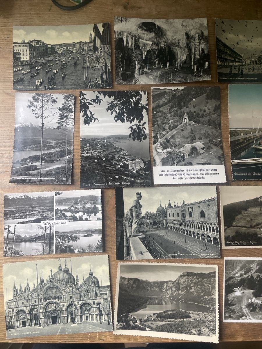 Ansichtskarten: 40 verschiedene antike Ansichtskarten / Postkarten ca. 60er – Gebraucht aus Winterthur von cheerio97 1