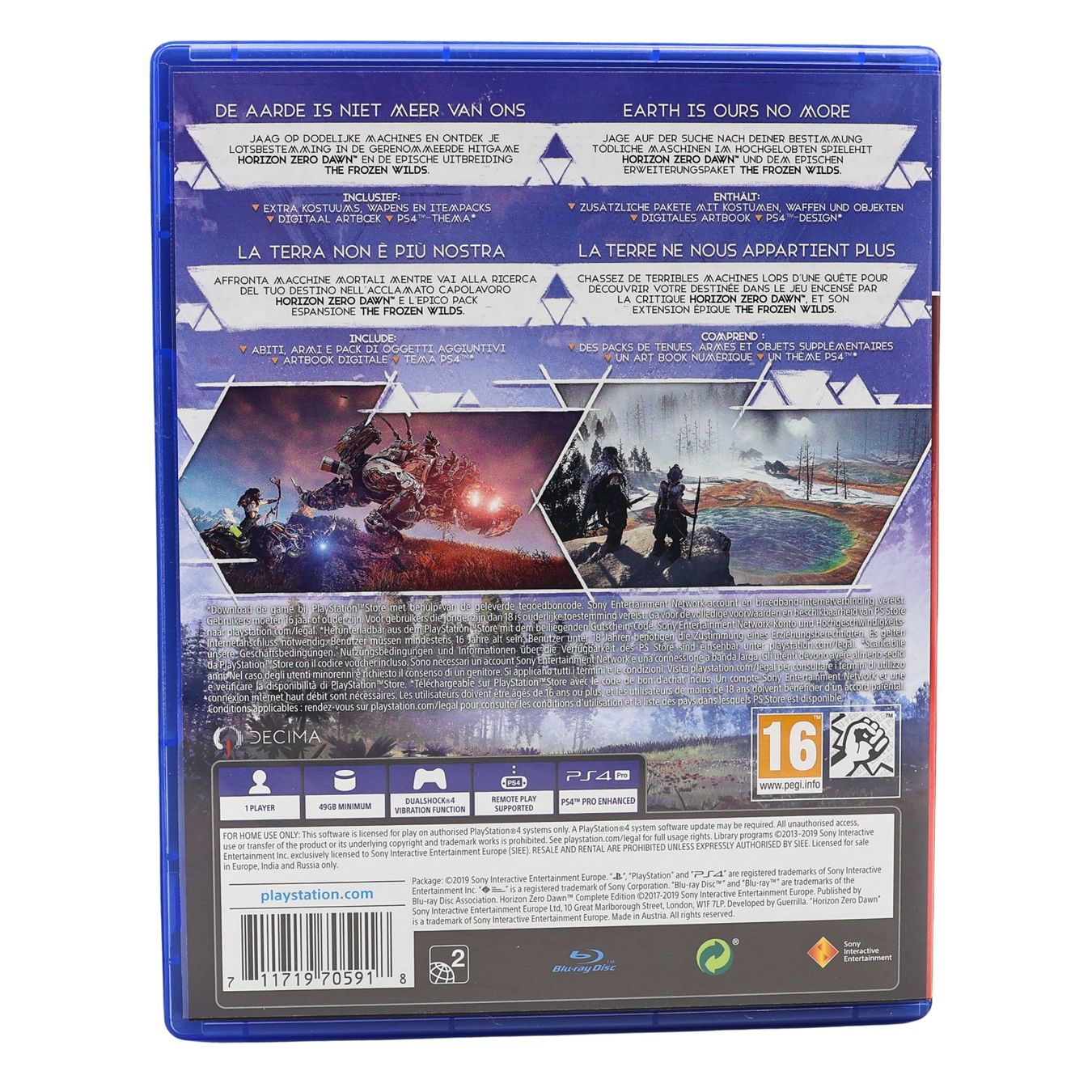 Giochi: Horizon Zero Dawn [Complete Edition Playstation Hits] - PS4 – Usato da Paudex venduto da dindeboy 2