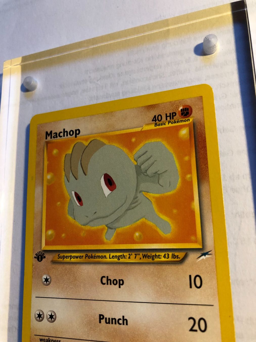 Carte collezionabili: Machop 1st Neo Destiny - MINT - ab 1.- – Usato da Giubiasco venduto da dan_pr8b 3