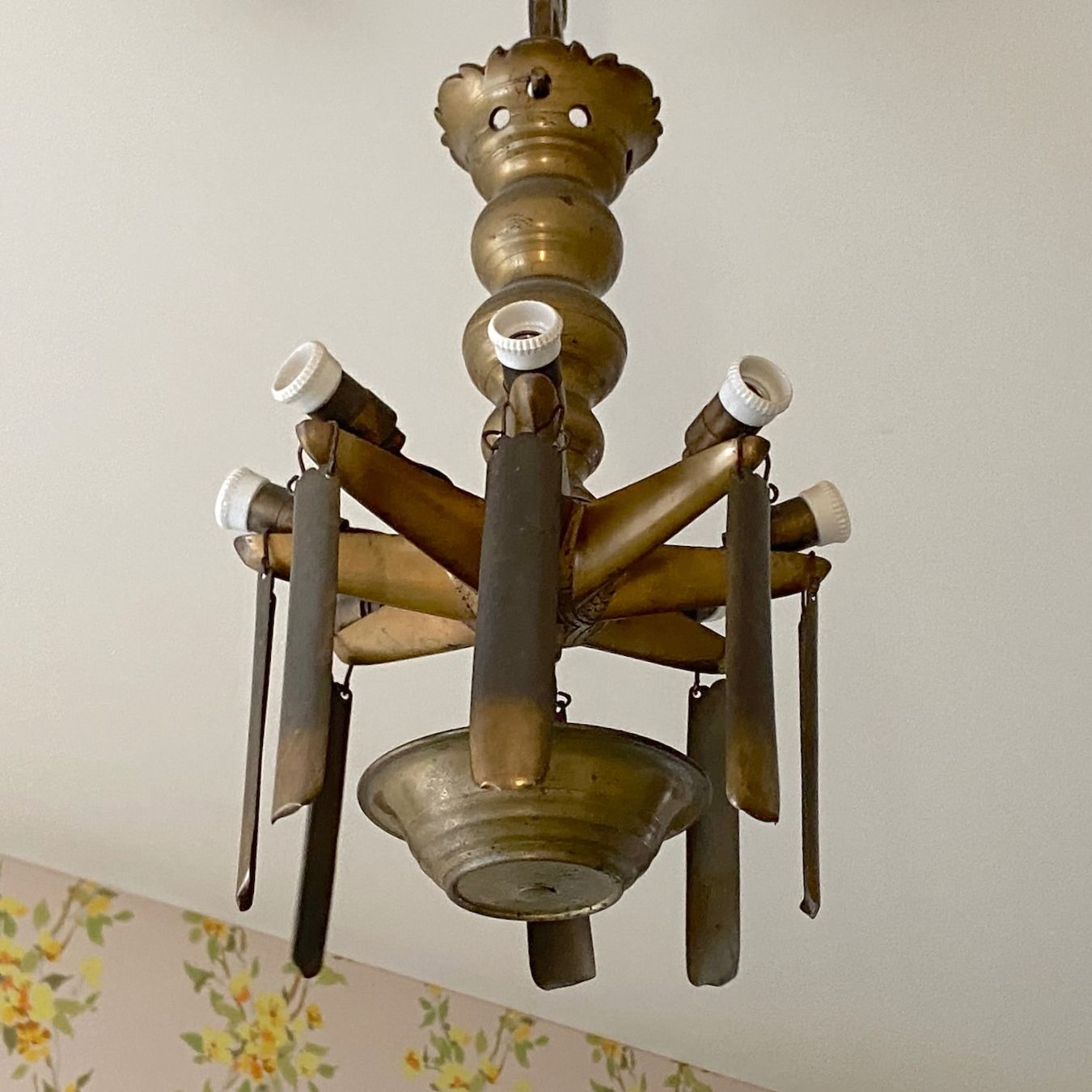 Kronleuchter & Deckenlampen: 🟢   Jüdischer Bronze-Leuchter – Gebraucht aus Zürich von trashtussi 5