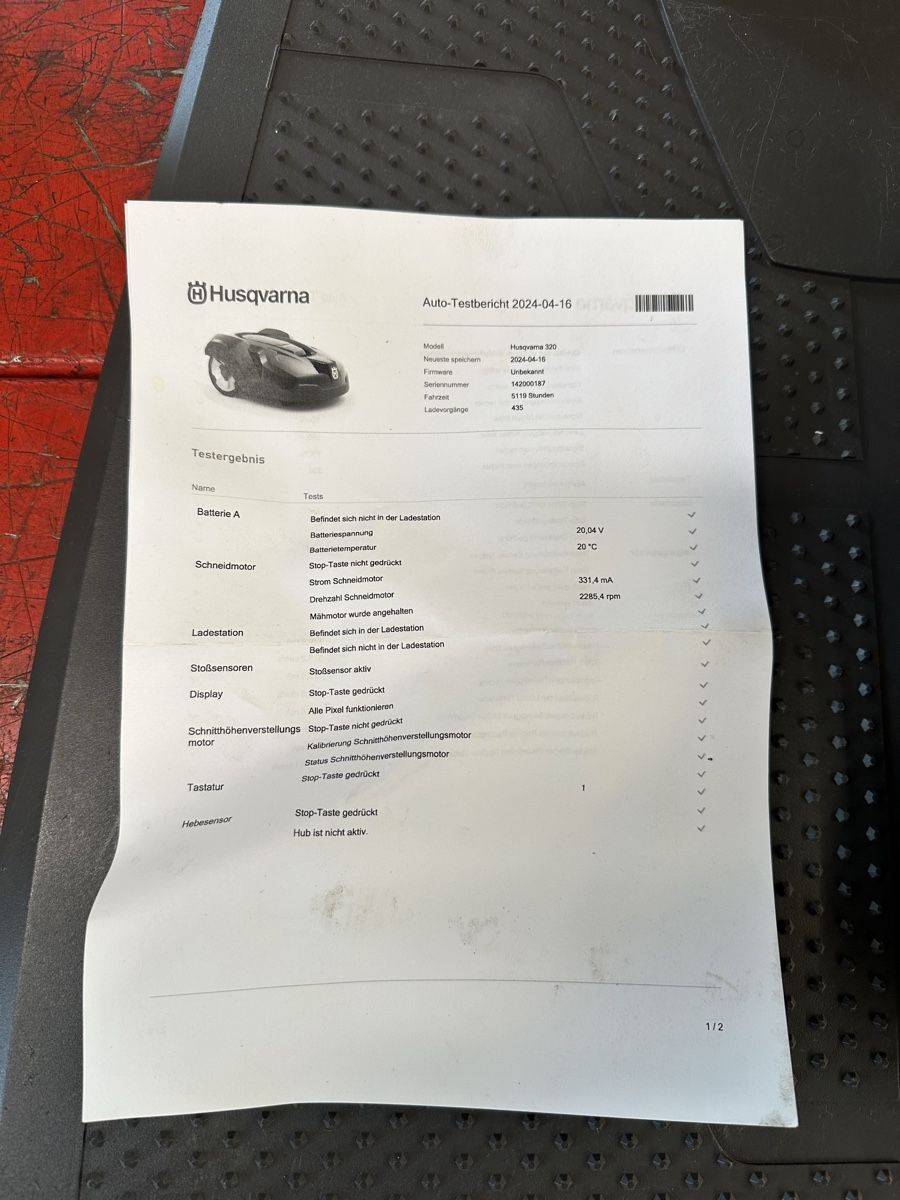 Husqvarna Tagliaerba: Husqvarna Automower 320 ab grossem Servive – Usato da Malters venduto da BachBrun 7