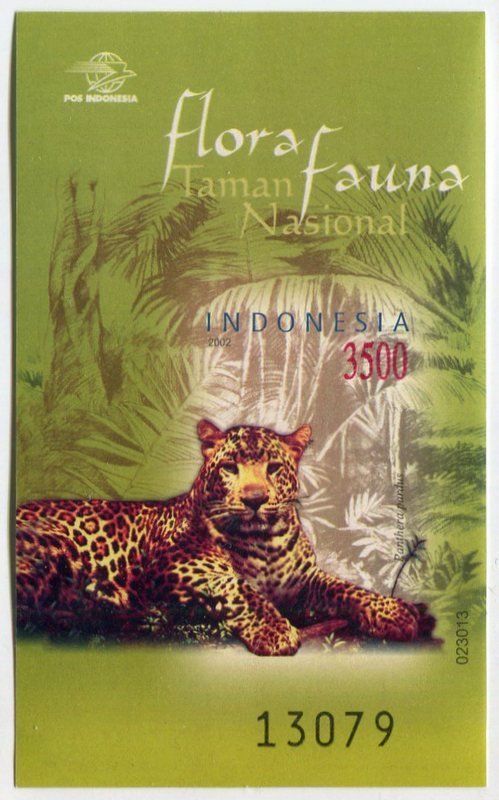 Tutti i francobolli: Block "Leopard". Indonesien. – Nuovo e nell'imballaggio originale da Basel venduto da Butsch5