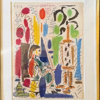 🔵  Litho von Pablo PICASSO,  original