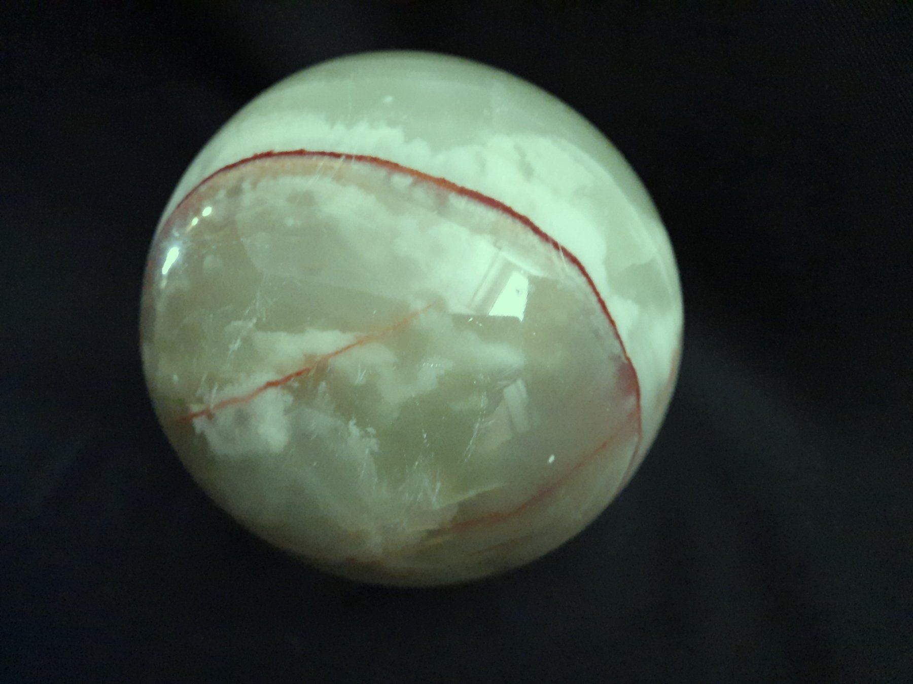 Mineralien & Heilsteine: ONYX-Steinkugel 4.67Kg – Gebraucht aus Beinwil am See von Restwert_Beinwil 3