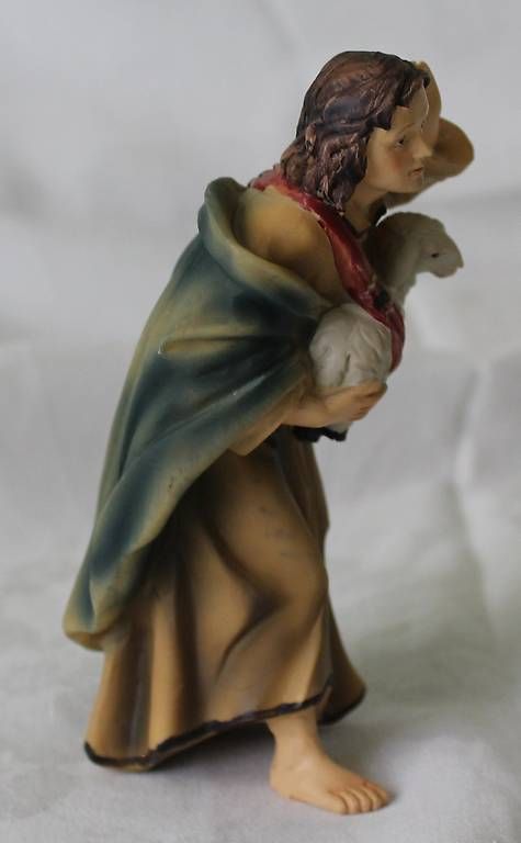 Statuette: Hirte mit Lamm – Usato da Moosseedorf venduto da Tigerlily1 1