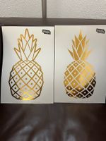 Wand-Klebebilder Ananas (ca. 30 cm. hoch)
