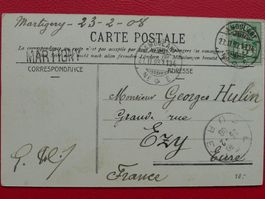 1903: Karte: MARTIGNY (VS) Ansicht: LE GLACIER DU TRIENT 65B