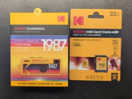 Kodak Charmera 1987 appareil photo numérique porte-clés+Msd.
