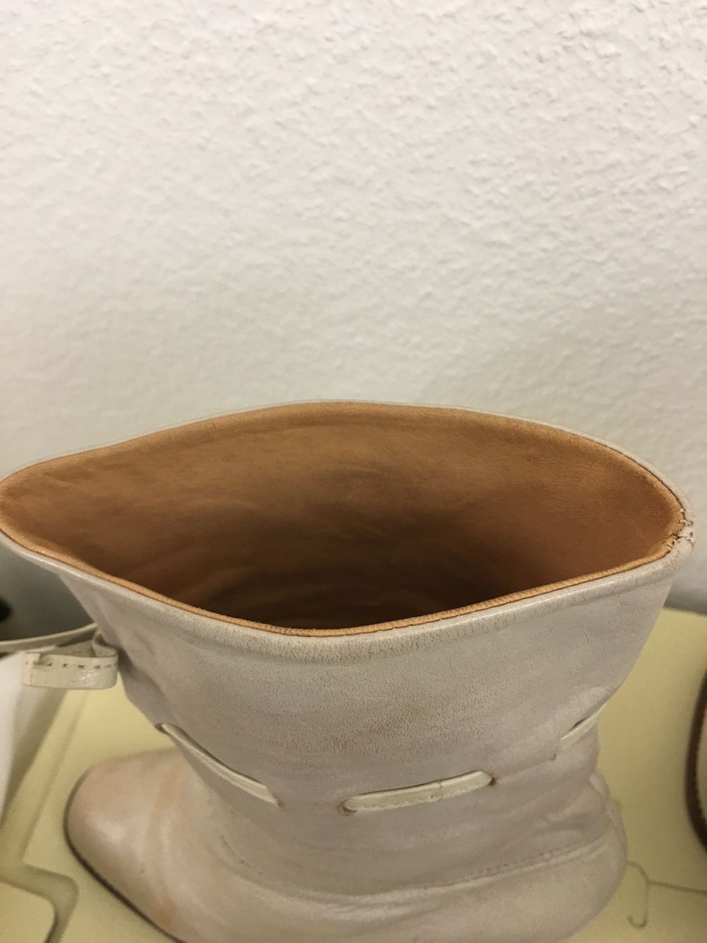 Damenschuhe: hell-beige  Stiefel   Gr. 36 (echtes Leder) – Gebraucht aus Bern von rewe45 5