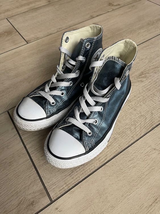 Converse bleu clearance brillant