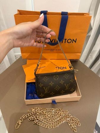 Louis Vuitton mini Pochette Monogram full set