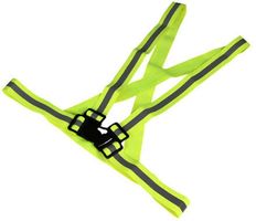 Lauf-Warnweste gelb Sicherheitsweste in  X-Form