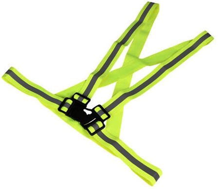Lauf-Warnweste gelb Sicherheitsweste in  X-Form