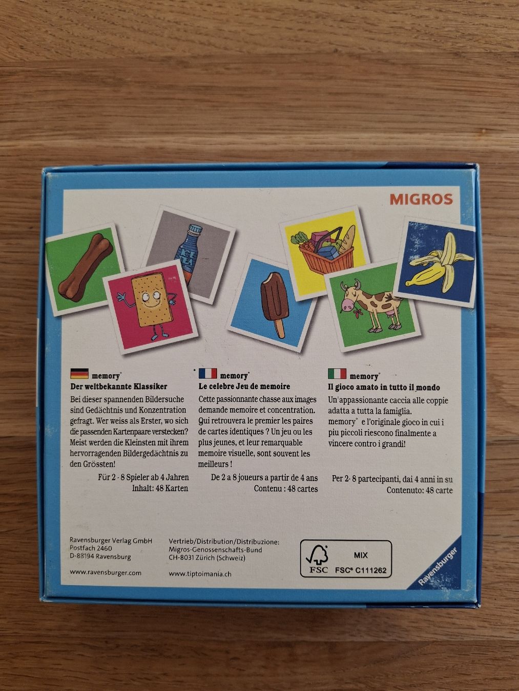 Ravensburger Jeux: Migros Memory – D'occasion à Zürich par Vordermannd86 1