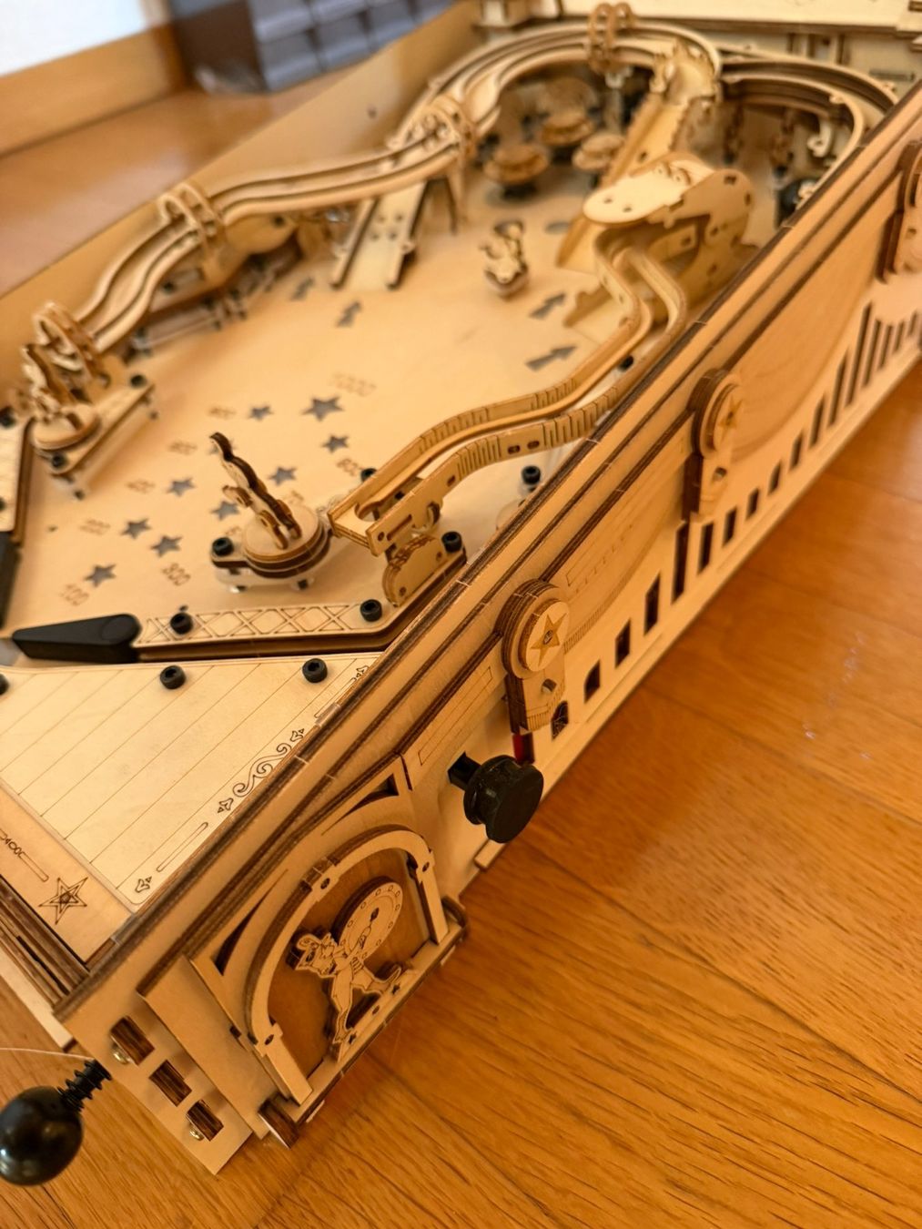 Flipper: Rokr Pinball // Flipper // 3D Holzbausatz zusammengebaut – Usato da Binz venduto da Tempelritter 5