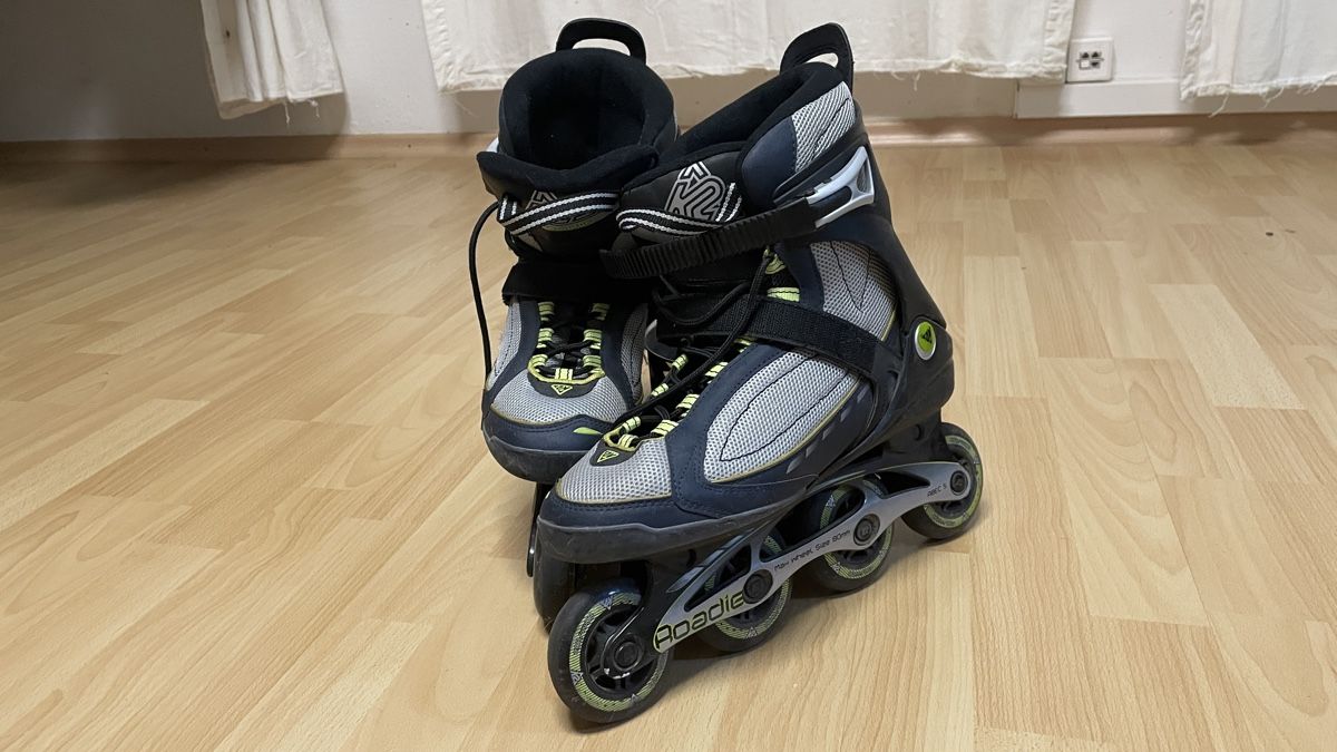 K2 Pattini in linea & Pattini a rotelle: K2 Roadie Inline Skates, Rollschuhe, Grösse 42.5 – Usato da Schaffhausen venduto da sha_x8pg 1