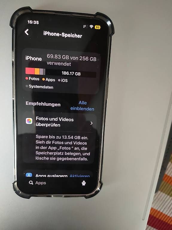 Portables: iPhone 13,256GB, 2 SIM Karte  – D'occasion à Schlattingen par armeFrau 4