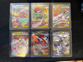 Pokemon Mega-Frosdedje-ex Bundle 6 Karten DE NM