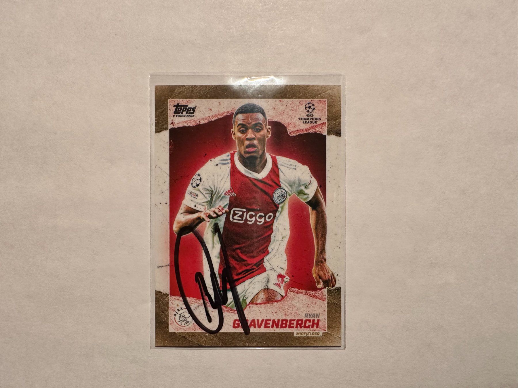 Panini Carte collezionabili: 2021 Topps Ryan Gravenbergh on card Auto – Usato da Hagendorn venduto da Pokecollectorch
