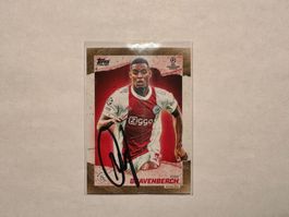 2021 Topps Ryan Gravenbergh on card Auto