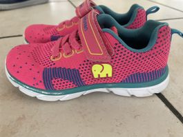 Kinderschuhe Sneakers Elefanten Gr. 28 Pink neuwertig