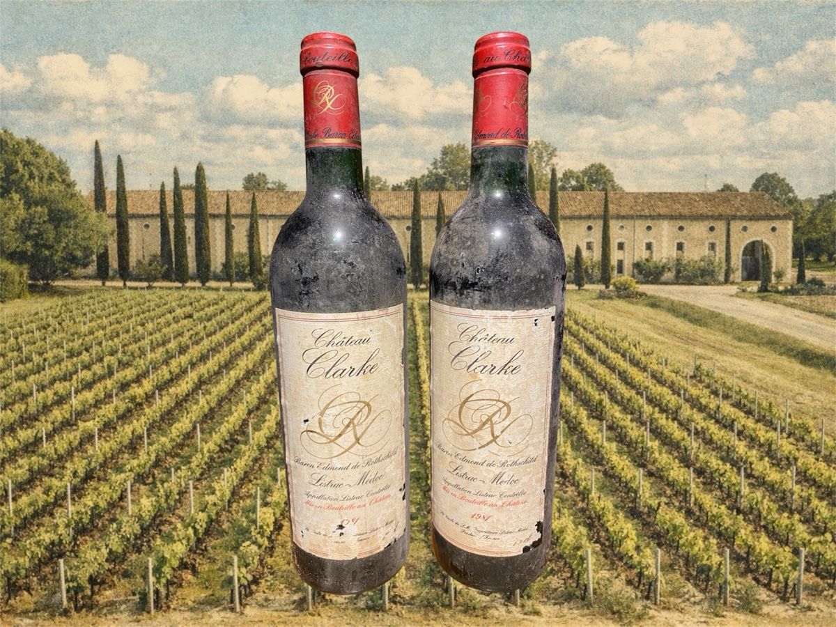 Vino: Château Clarke 1981 ! Listrac-Médoc – Nuovo e nell'imballaggio originale da Muttenz venduto da exclusive_wines