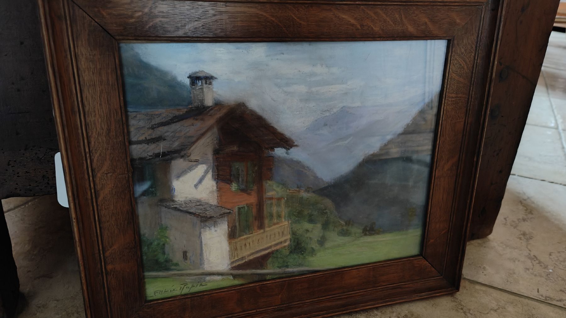 Gemälde: Aimée Rapin , Salvan , Valais – Gebraucht aus Meyrin von olico01 2