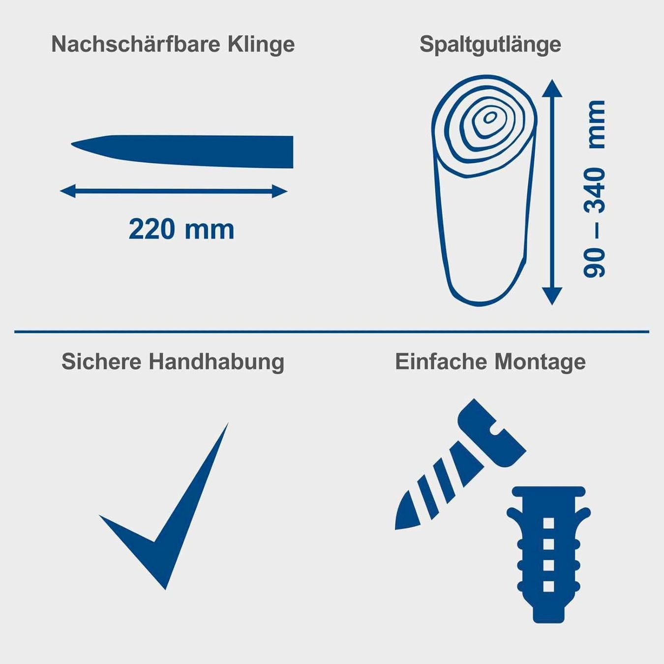 Scheppach Tutte le macchine: Scheppach Handholzspalter – Nuovo e nell'imballaggio originale da Bottighofen venduto da zaap 4