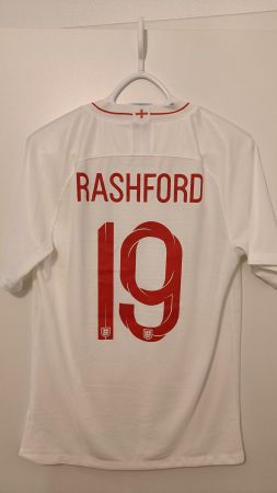 Angleterre #19 Rashford - maillot domicile 2018 - M