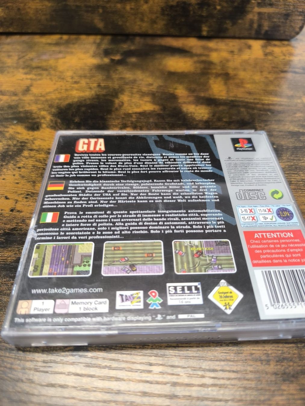 Spiele: PS1 GTA 1 – Gebraucht aus Conthey von costafrederico 1