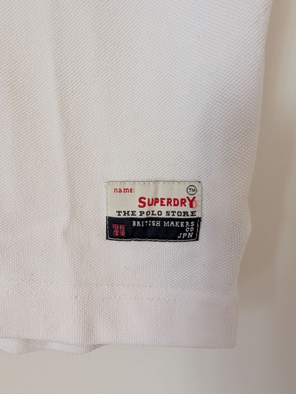 Superdry Magliette Polo: Superdry Poloshirt, Weiss, Grösse S – Usato da Zürich venduto da Grogu13 3