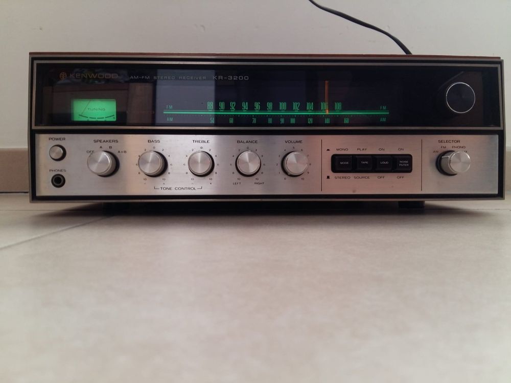Récepteur Stéréo Vintage Kenwood KR-3200 – Testé Et Fonctionnel – Japon