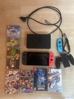Nintendo Switch Konsole mit Spielen und Zubehör gebraucht