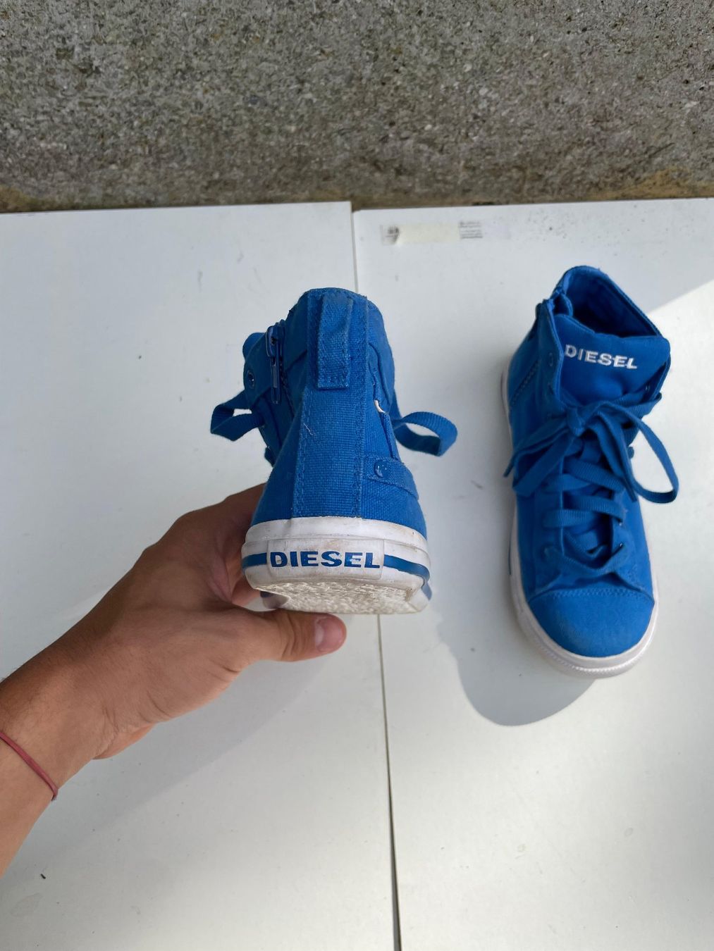 Diesel Scarpe per ragazzi: Diesel High-Top Sneaker blau – Usato da Ebikon venduto da el_Pedro 3