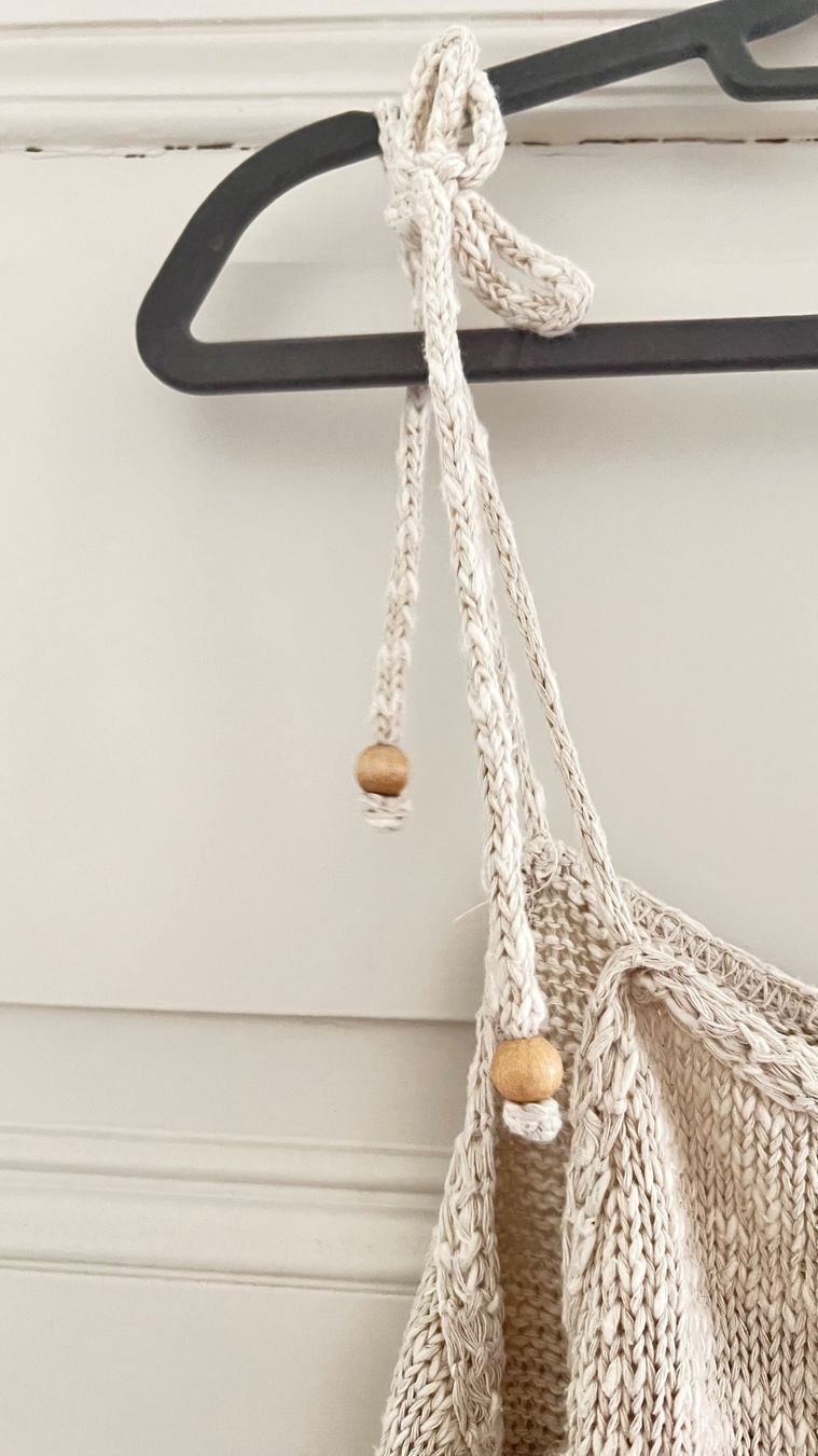 Pull&Bear Kleider: Pull&Bear Sommer Top, Beige gestrickt, Grösse M, Neuwertig – Gebraucht aus Zürich von Lotti243 2