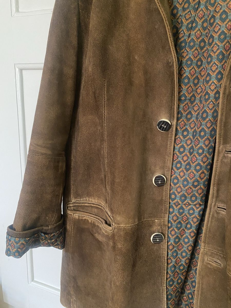 Vestes: Brown suede jacket vintage  – Neuf (Voir description) à Bern par alexjop 4