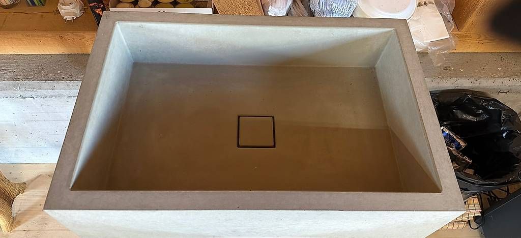 Lavabi & lavandini: Beton Waschbecken USM Style – Nuovo (secondo la descrizione) da Appenzell venduto da fid_k5yl 1